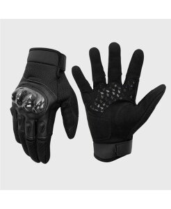 �A���p�C���X�C�X �����Y �A�N�Z�T���[ ��� Alpine Swiss Men's Motorcycle Ridingloves Touchscreen Outdoor Gloves with Reinforced Knuckles for Biking and Powersports Black �u���b�N