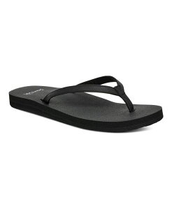 �T�k�[�N ���f�B�[�X �V���[�Y �T���_�� Sanuk Women Yoga Joy II Sandals Black �u���b�N