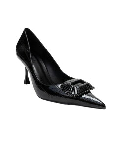 �v�����[�O�V���[�Y ���f�B�[�X �p���v�X Prologue Shoes Women's Rebel Stiletto Pump Black print �u���b�N