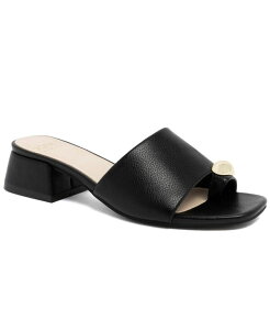 �W���[���Y�j���[���[�N ���f�B�[�X �V���[�Y �T���_�� �q�[�� Jones New York Women's Unaton Toe Loop Block Heel Dressandals Black �u���b�N
