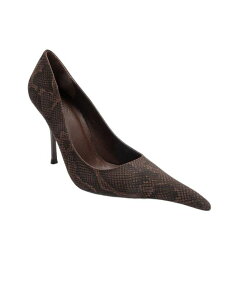 �v�����[�O�V���[�Y ���f�B�[�X �p���v�X Prologue Shoes Luce Pointed Toe Stiletto Pump Brown pattern �u���E��