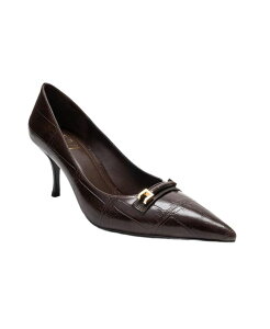 �v�����[�O�V���[�Y ���f�B�[�X �p���v�X Prologue Shoes Womens Poesy Pointed Toe Stiletto Pump Brown print �u���E��