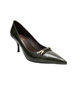 �v�����[�O�V���[�Y ���f�B�[�X �p���v�X Prologue Shoes Womens Poesy Pointed Toe Stiletto Pump Green print �O���[��