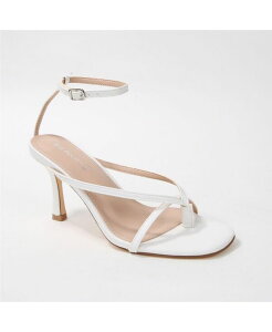 �o�[�l�X ���f�B�[�X �V���[�Y �T���_�� �q�[�� BERNESS Women's Nadine Strappy Thong Heels White �z���C�g