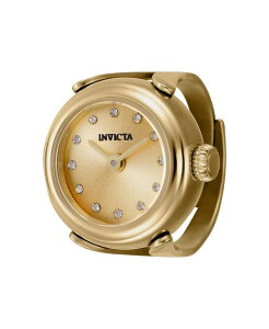 �C���r�N�^ ���f�B�[�X �A�N�Z�T���[ �r���v �~�j Invicta Women's 44483 Mini Quartz 2 Handial Ring Watch Gold �S�[���h