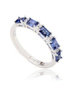 �X�[�W�[ �����B�A�� �j���[���[�N ���f�B�[�X �A�N�Z�T���[ �����O Suzy Levianew York Suzy Levian Sterling Sapphire & Created Sapphire 5 Stonemerald Cuthin Half Band Ring Blue sapphire �u���[