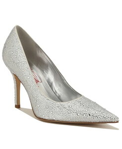 �i�C���E�F�X�g ���f�B�[�X �V���[�Y �p���v�X Nine West x Marilyn Monroe Women's Glamorhinestone Stiletto Pumps White Satin �z���C�g