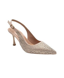 �v�����[�O�V���[�Y ���f�B�[�X �p���v�X Prologue Shoes Women's Johanna Slingback Embellished Stiletto Pumps Nude