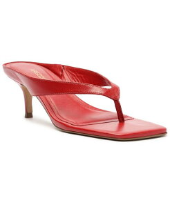 �A���b�c�H ���f�B�[�X �V���[�Y �T���_�� Arezzo Women's Gia Square Toe Dressandals Royal Red ���b�h