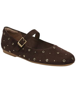 �h�N�^�[�E�V���[�� ���f�B�[�X �V���[�Y �p���v�X Dr. Scholl's Women's Wexley Jane Stud Mary Jane Flats Dark Umber Microsuede