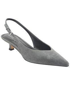 �}�[�N�E�t�B�b�V���[ ���f�B�[�X �V���[�Y �p���v�X �q�[�� Marc Fisher LTD Women's Luciey Slingbackitten Heel Pumps Dark Gray Suede �O���[