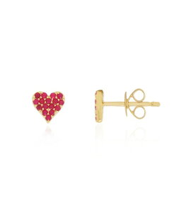 �U�E���u���[ ���f�B�[�X �A�N�Z�T���[ �s�A�X�E�C�������O The Lovery Ruby Heart Stud Earrings Ruby ���r�[
