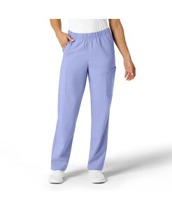 �E�B���N ���f�B�[�X �{�g���X �J�W���A���p���c �v�` Wink Petite W123 Unisex Multi-Cargo Scrub Pant Ceil blue �u���[