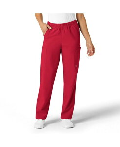 �E�B���N ���f�B�[�X �{�g���X �J�W���A���p���c �v�` Wink Petite W123 Unisex Multi-Cargo Scrub Pant Red ���b�h