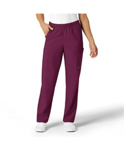 �E�B���N ���f�B�[�X �{�g���X �J�W���A���p���c �v�` Wink Petite W123 Unisex Multi-Cargo Scrub Pant Wine ���C��