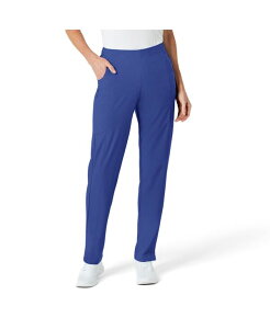 �E�B���N ���f�B�[�X �{�g���X �J�W���A���p���c �v�` Wink Petite W123 Flat Front Cargo Scrub Pant Galaxy blue �u���[