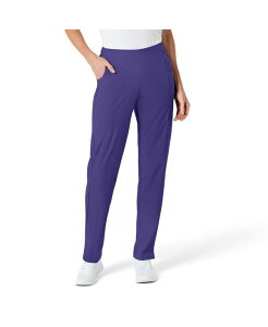 �E�B���N ���f�B�[�X �{�g���X �J�W���A���p���c �v�` Wink Petite W123 Flat Front Cargo Scrub Pant Grape �O���[�v