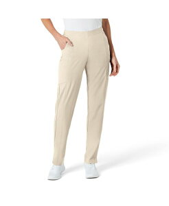 �E�B���N ���f�B�[�X �{�g���X �J�W���A���p���c �v�` Wink Petite W123 Flat Front Cargo Scrub Pant Khaki �J�[�L
