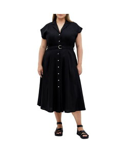 �V�e�B�[�V�b�N ���f�B�[�X �g�b�v�X �����s�[�X �v���X�T�C�Y CITY CHIC Plusize Liliana Dress Black �u���b�N