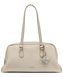 �_�i �L������ �j���[���[�N ���f�B�[�X �o�b�O DKNY Eliza Large Bowling Zip-Top Shoulder Handbag Lightaupe �g�[�v