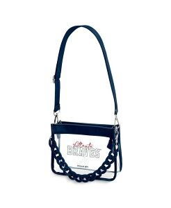 �E�F�A �o�C �G���� �A���h���[�Y ���f�B�[�X �o�b�O �~�j WEAR by Erin Andrews Atlanta Braves Plastichain Mini Crossbody Bag No Color