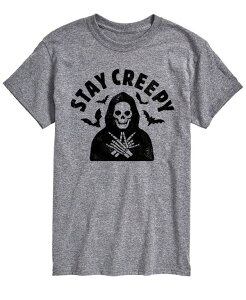 �G�A�E�F�[�u�X �����Y �g�b�v�X T�V���c AIRWAVES Men'stay Creepy Classic Fit-shirt Gray �O���[