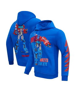 �t���[�Y�}�b�N�X �����Y �A�E�^�[ �p�[�J�[�E�X�E�F�b�g Freeze Max Men's and Women's Royal Transformers More Than Meets Theye Pullover Hoodie Royal