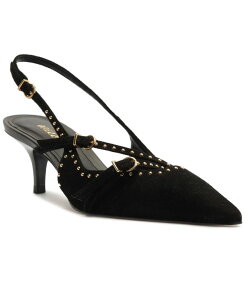 �A���b�c�H ���f�B�[�X �V���[�Y �p���v�X Arezzo Women's Tiana Mid Stiletto Pumps Black �u���b�N