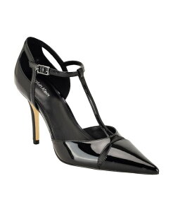 �J���o���N���C�� ���f�B�[�X �V���[�Y �p���v�X Calvin Klein Women's Odielle T-Strap Stiletto Pumps Black Patent �u���b�N