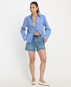 �O�b�h�A�����J�� ���f�B�[�X �{�g���X �n�[�t�p���c�E�V���[�c �V���[�g�p���c Good American Women's Mid-Rise Good Everyday Shorts Indigoi1102