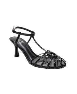 �v�����[�O�V���[�Y ���f�B�[�X �p���v�X Prologue Shoes Women's Gerald Woven Strap Stiletto Pump Black �u���b�N