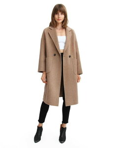 �x���A���h�u���[�� ���f�B�[�X �A�E�^�[ �W���P�b�g�E�u���]�� �E�[�� �R�[�g Belle & Bloom Women's Publisher Double Breasted Wool Blend Coat