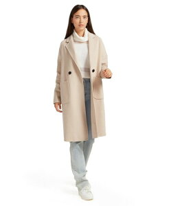 �x���A���h�u���[�� ���f�B�[�X �A�E�^�[ �W���P�b�g�E�u���]�� �E�[�� �R�[�g Belle & Bloom Women's Publisher Double Breasted Wool Blend Coat Sand �T���h