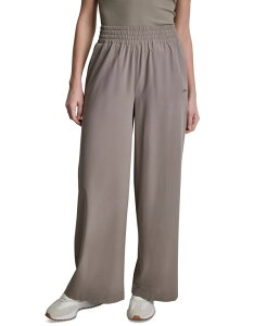 �_�i �L������ �j���[���[�N ���f�B�[�X �{�g���X �J�W���A���p���c DKNY Sport Women's Hudson Stretch Wide-Leg Pull-On Pants Mushroom