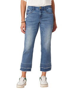 �f���N���V�[ ���f�B�[�X �{�g���X �f�j���p���c �W�[���Y Democracy Women's Kick Flare Mid-Rise Jeans Mid Blue �u���[