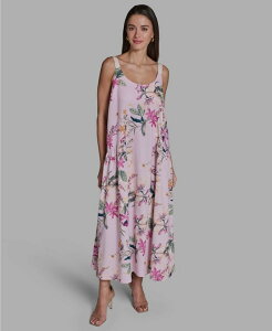 �r�[�V�r�[�W�[ ���f�B�[�X �g�b�v�X �����s�[�X �v�����g �}�L�V BCBG Women's Commuter Printed Scoop Neck Maxi Dresshell Multi �}���`�J���[