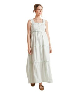 �m�� ���f�B�[�X �g�b�v�X �����s�[�X �}�L�V NOMaternity Emmaternity and Nursing Maxi Dress Green Stripe �O���[��