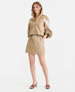 �o�[�X���[ ���f�B�[�X �{�g���X�J�[�g �i�C���� �~�j Bar III Women's Nylon Track Mini Skirt Khaki �J�[�L