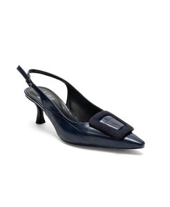 �v�����[�O�V���[�Y ���f�B�[�X �p���v�X Prologue Shoes Women's Dublin Buckle Stiletto Pump Navy print �l�C�r�[
