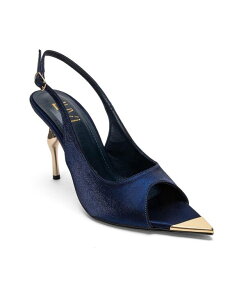�v�����[�O�V���[�Y ���f�B�[�X �p���v�X Prologue Shoes women's Amore Slingback Stiletto Pump Navy satin �l�C�r�[