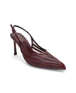 �v�����[�O�V���[�Y ���f�B�[�X �p���v�X ���b�V�� Prologue Shoes Women's Eleana Slingback Mesh Stiletto Pump Burgundy �o�[�K���f�B