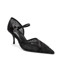 �v�����[�O�V���[�Y ���f�B�[�X �p���v�X Prologue Shoes women's Rachel Embellished Stiletto Pump Black �u���b�N