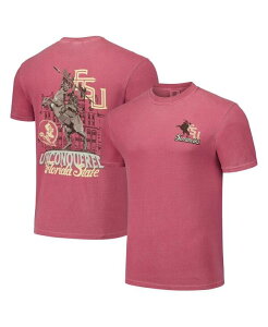 �C���[�W���� �����Y �g�b�v�X T�V���c Image One Men's and Women's Garnet Florida State Seminoles Hyper Local Unconque red Statue T-Shirt Garnet