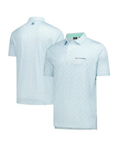 �t�b�g�W���C �����Y �g�b�v�X �|���V���c �v�����g FootJoy Men's Light Blue THE PLAYERSurfs Uprint Lisle Polo Shirt Light Blue �u���[