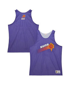 �~�b�`�F��&�l�X �����Y �g�b�v�X �V���c ���b�V�� �W���[�W�[ Mitchell & Ness Men's Purple/White Phoenix Suns Hardwood Classics Reversible Mesh Practice Jersey Purple White �z���C�g