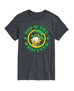 �G�A�E�F�[�u�X �����Y �g�b�v�X T�V���c ���� AIRWAVES Men's Garfield Top O The Whatever Short-Sleeve T-Shirt Charcoal Heather �`���R�[��