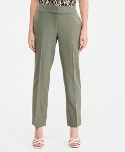 �J�X�p�[�� ���f�B�[�X �{�g���X �J�W���A���p���c Kasper Women's Fly-Front Slim Pants Dark Sea Stone �X�g�[��