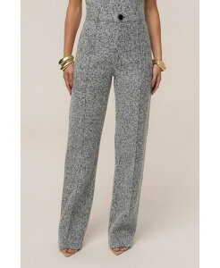 �W�F�C���b�N�X���[�x�� ���f�B�[�X �{�g���X �J�W���A���p���c�C�[�h JLUXLABEL Women'stay Sharp Tweed Trouser Gray �O���[