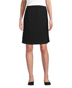 �����Y�G���h ���f�B�[�X �{�g���X�J�[�g A ���C�� Lands' End Women'solid A Line Tab Top of Knee Skort Black �u���b�N