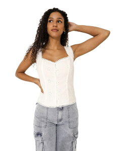 �x���A���h�u���[�� ���f�B�[�X �g�b�v�X �V���c Belle & Bloom Women's Lost In Your Love Top White �z���C�g